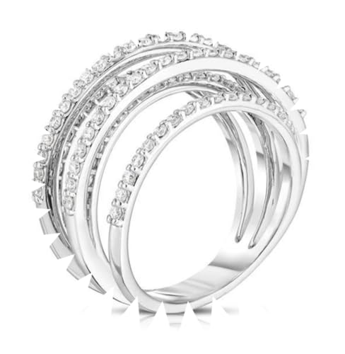 Bague bijoux femmes hommes géométrique et anneaux de couple au style hip hop