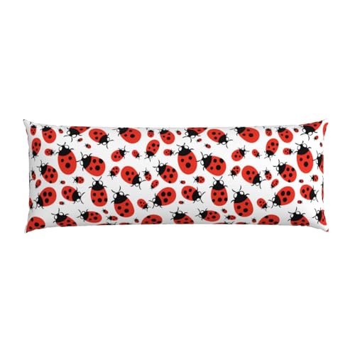 Dewoofly Red Ladybug Pillow Cover