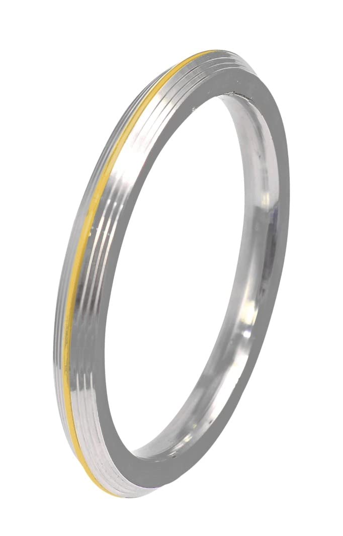 Punjabi Swagg Steel and Brass Mens Kada (with Edges) 10 mm thickness (7 cm) (B0C435NLZB) Amazon Price History, Amazon Price Tracker