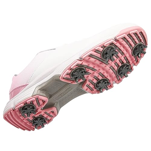 Zapatos de golf para mujer cómodos e impermeables para jugar sin resbalar 3