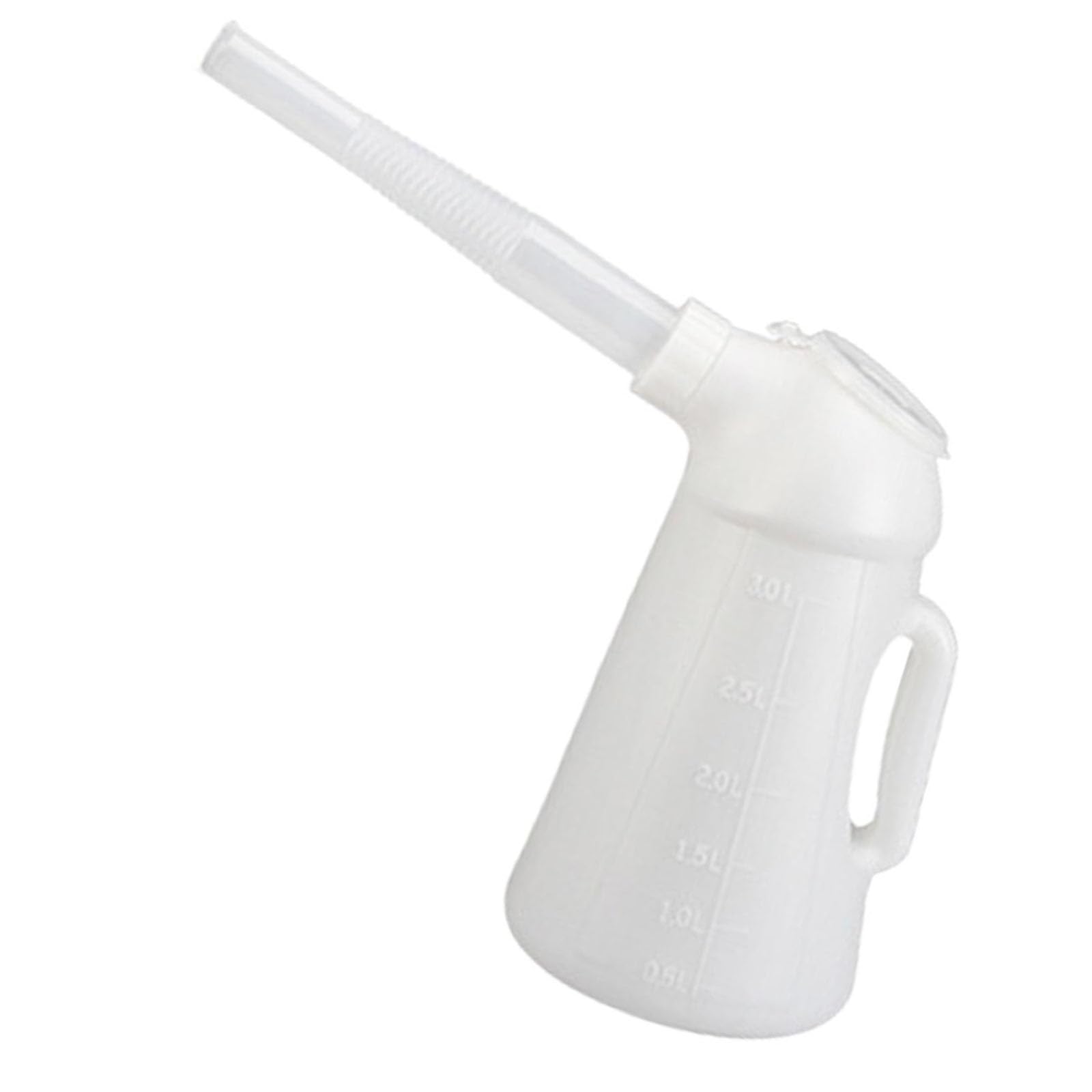 Msioytog 3L Oil Container With Spout Dispensing Bottles Measuring Tool Leakage Proof Engine Dispenser Leakproof