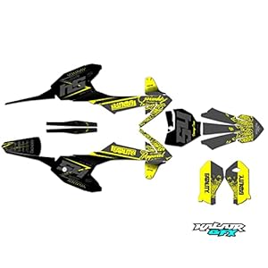 Kalair Gfx Graphics Kit For Ktm 50Sx (2020-2023) Fatality Series Yellow 09 Mil - Dirt Pit Bike Motorcycle Stickers, Dirtbike Racing Automotive Decal Motocross Accessories No-Plastics 12 410mrmnb6pl. sl500 . ss300