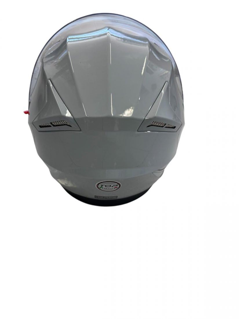 TOP DRIVE Casco Jet Moto Scooter Omologato ECE 22 Città DOPPIA VISIERA Antigraffio tg l grigio