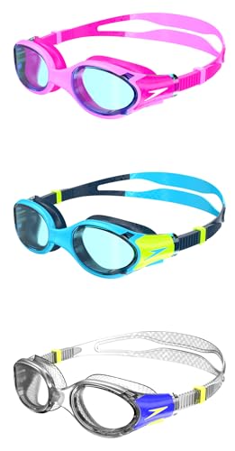 Image of Speedo Unisex Kids Biofuse 2.0 Swimming Goggles for Boys and Girls | Anti Fog Coated Lens | 100% UV Protection | Super Soft Leak Free Seals