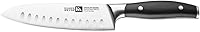 Vista 2 de Klaus Meyer Cuchillo Santoku exclusivo de acero alemán de 7 pulgadas de Arcelor