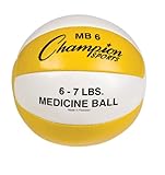 Champion Sports Leather Medicine Ball