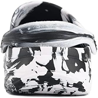 Easy Spirit Men's EZSLING Clog, Black Marble, 10 | Image 4