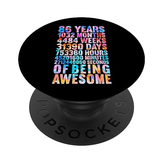 Divertida camisa de cumpleaños 86 Old Meter Funny 86 Year Old Gifts PopSockets PopGrip Intercambiable