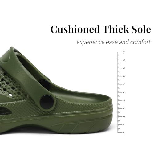 Image of SOSOWHLTE Men's Women's Arch Support Clogs,Unisex Garden Shoes Comfortable Slip-on Outdoor Sandals Slippers for Beach Casual