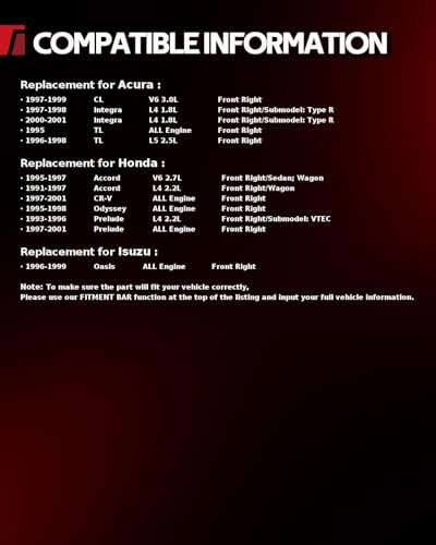 Image of Torchbeam Front Brake Caliper Right for Honda 1997-2001 CR-V, Honda 1997-2001 Prelude, Honda 1995-1998 Odyssey, Honda 1991-1997 Accord 2.2L, Front Right Caliper Replace # 19B1460