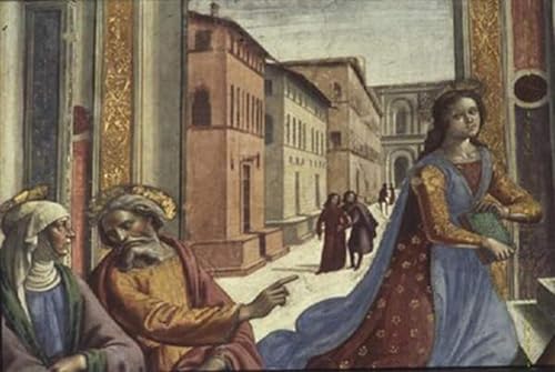 Tableau La Vierge Marie au Temple Domenico Ghirlandaio 60x90cm