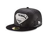 New Era Superman Black Armor Justice League 59Fifty Fitted Hat- 7 1/2