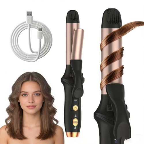 Image of Mini USB Rechargeable Curling Iron