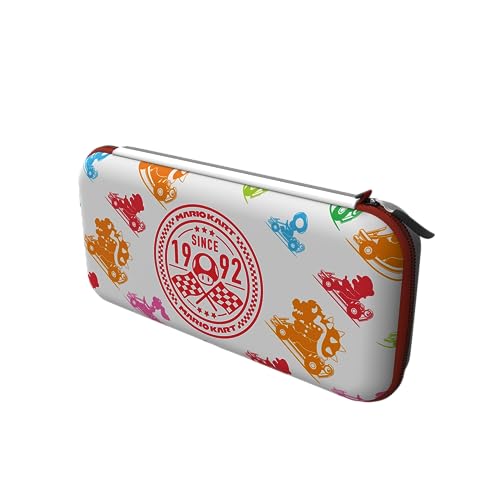 Image of PDP Nintendo Switch Travel Case Plus with Wrist Strap, Built-in Stand & Game Storage Pockets, Licensed Switch Lite /OLED Compatible: Super Mario Kart Racers (Multicolor)