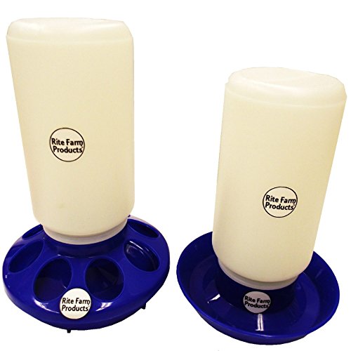 Rite Farm Products Blue Quart Feeder