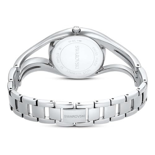 Image of Swarovski Hyperbola Collection Watch, Swiss Made, Edelstahl Silberton, One Size, Hyperbola Watch Bracelet Bangle
