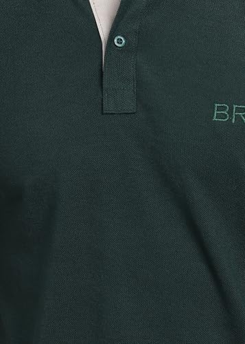 Image of INKKR Men Solid Polo Neck Cotton Blend Collar T-Shirt