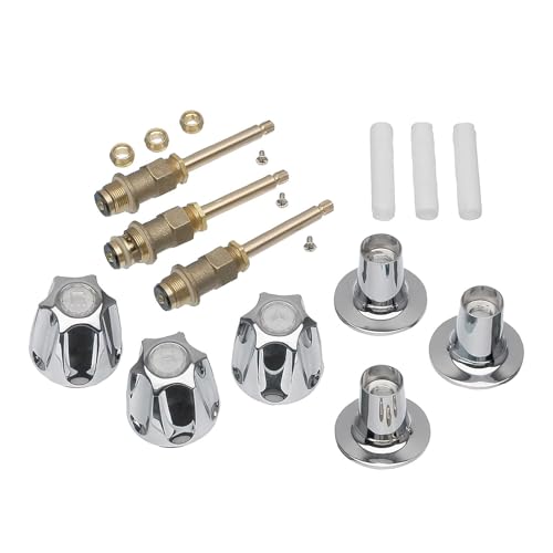 WeiLaiKeQi 3ハンドル浴槽とシャワーの改修キット、交換、修理、アクセサリー、ロッド12H-2H、12H-2C、12H-18(ジム用)