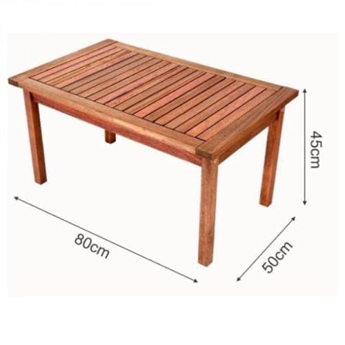 Mesa Lateral para Jardim Madeira Maciça Taj Cedro Rosa Madeira