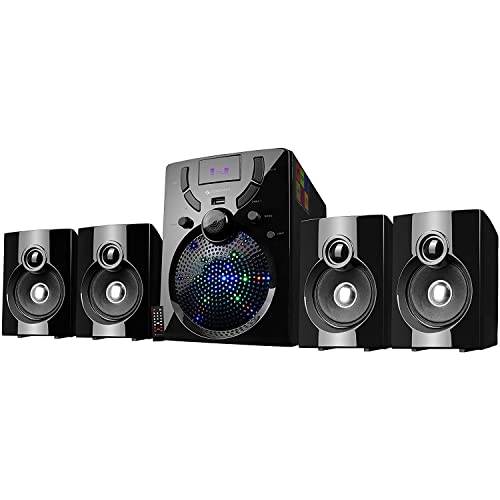 NETXAM INFOTECH, Udaan 4.1 3 watts Auxiliary, USB Multimedia Speaker (Black) (3 Pc)