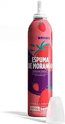 Easy Drinks - Spray de Espuma de Morango para Drinks (Gin Tônica e Caipirinhas)