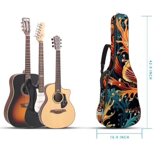 JRHEJTFZ Housse pour guitare acoustique de 1,9 cm d’épaisseur – Imperméable – Durable et élégant – Motif écureuil de dessin animé, Multicolore 5., 42.9×16.9×4.7 in, Motif imprimé tendance - Les Beatles, Paul McCartney, John Lennon, RIngo Starr, George Harrison JRHEJTFZ Housse pour guitare acoustique de 1,9 cm d'épaisseur - Imperméable - Durable et élégant - Motif écureuil de dessin animé, Multicolore 5., 42.9x16.9x4.7 in, Motif imprimé tendance – Image 6