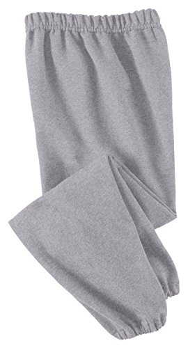 Image of JERZEES Youth Nublend Fleece Sweatpants without Pockets, Covered Elastic Waistband, Cotton Blend, Sizes S-XL