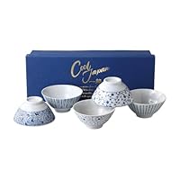 Amazon｜エールネット(Ale-net) ご飯茶碗 5客セット W12×D12×H5.7cm