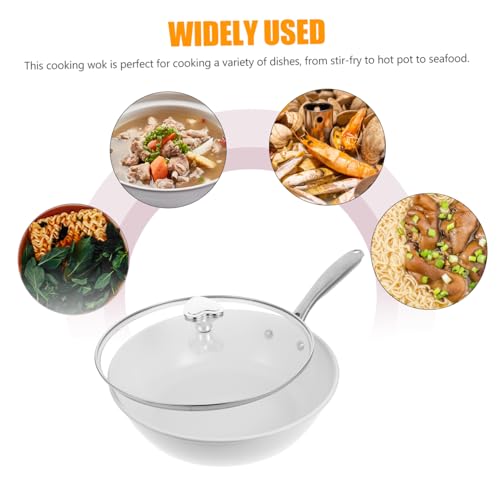 Wok tradicional antiadherente Zerodeko con mango ergonómico miniatura 3