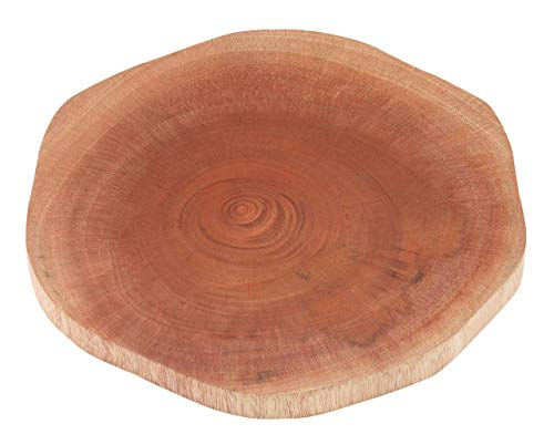 Captain Stag UP-2602 Wooden Tableware, Pot Mat, Wood Log Pot Mat, Wood Breath