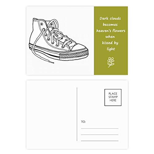 Cartes postales poésie peintes à la main DIYthinker 20pcs