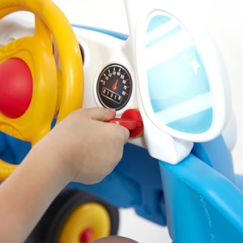 grow39n up mister coupe safe sturdy body 360-degree spinning wheels doors lock and roof handle storage tray ages 15