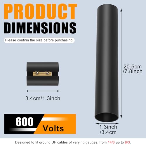 Kit de cables subterráneos UF impermeables contra la humedad para arreglar averías a 600V 2