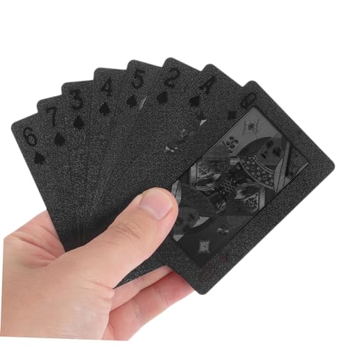 FRCOLOR wasserdichte Pokerkarten aus Dickem Kunststoff mit Einzigartigem Design Langlebig und Reißfest für Unterhaltung Tischspiele und Zaubervorführungen Handlich und Leicht Tragbar – Bild 8