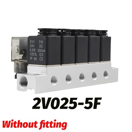Électrovanne pneumatique 2V025-5F normalement fermée étanche AC36V - 3