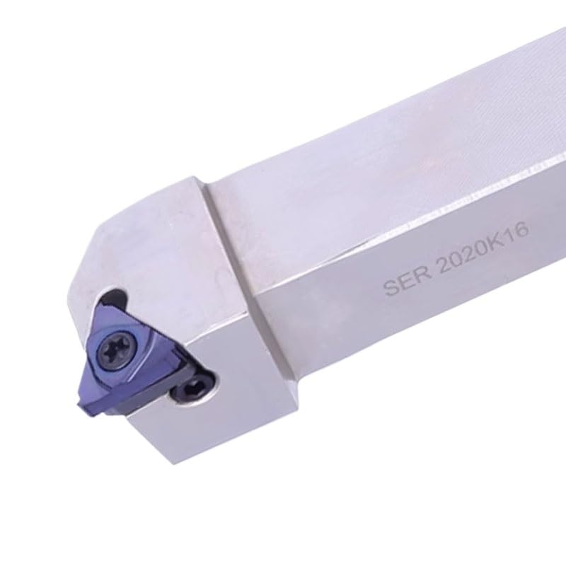 1pc SER1212H16 SER1616H16 SER2020K16 Turning Holder CNC Spring Steel Slotting Arbor Lathe Cutter Turning Tool(SER1212H16)