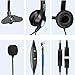 Callez Cisco Phone Headset with Mic Noise Cancelling, RJ9 Office Telephone Headset with Quick Disconnect Cord Compatible with Cisco IP Phone 7940 7942 7945 7960 7962 7965 7821 7841 8811 8841 8845 8851