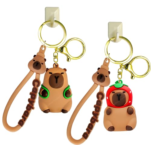 FunBlast Keychain for Kids – 3D Rubber Key Chain, Silicone Key Ring Key Chains for Girls, Cute Cartoon Theme Key Chain for Bag/Door Key, Kawaii Key Rings, Stylish Key-Rings