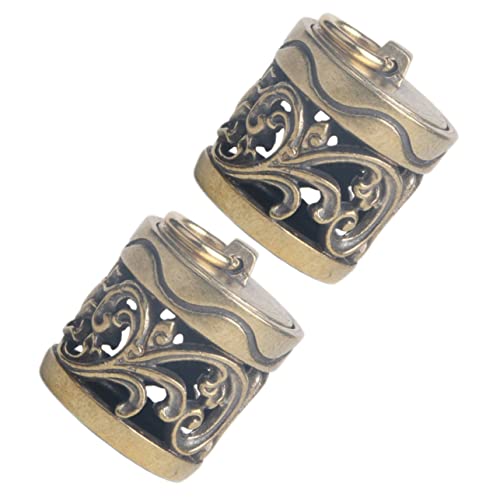 Beaupretty 2 Piezas Aromaterapia Colgante Llavero miniatura 1