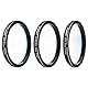 Svbony SV227 2 Schmalband Filter Kit, OIII-CCD H-Alpha SII-CCD 5nm Schmalband Filter Reduziert Lichtverschmutzung, 3 Teiliges Teleskop Deep Sky Filter Set, für Nebelbeobachtung Astrofotografie