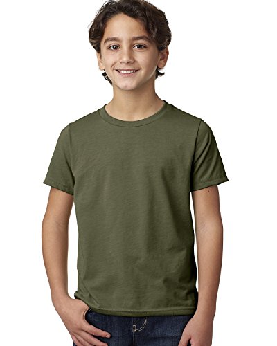 Product of Brand Next Level Youth CVC Crew - Military Green - S - (Instant Savings of 5% & More)