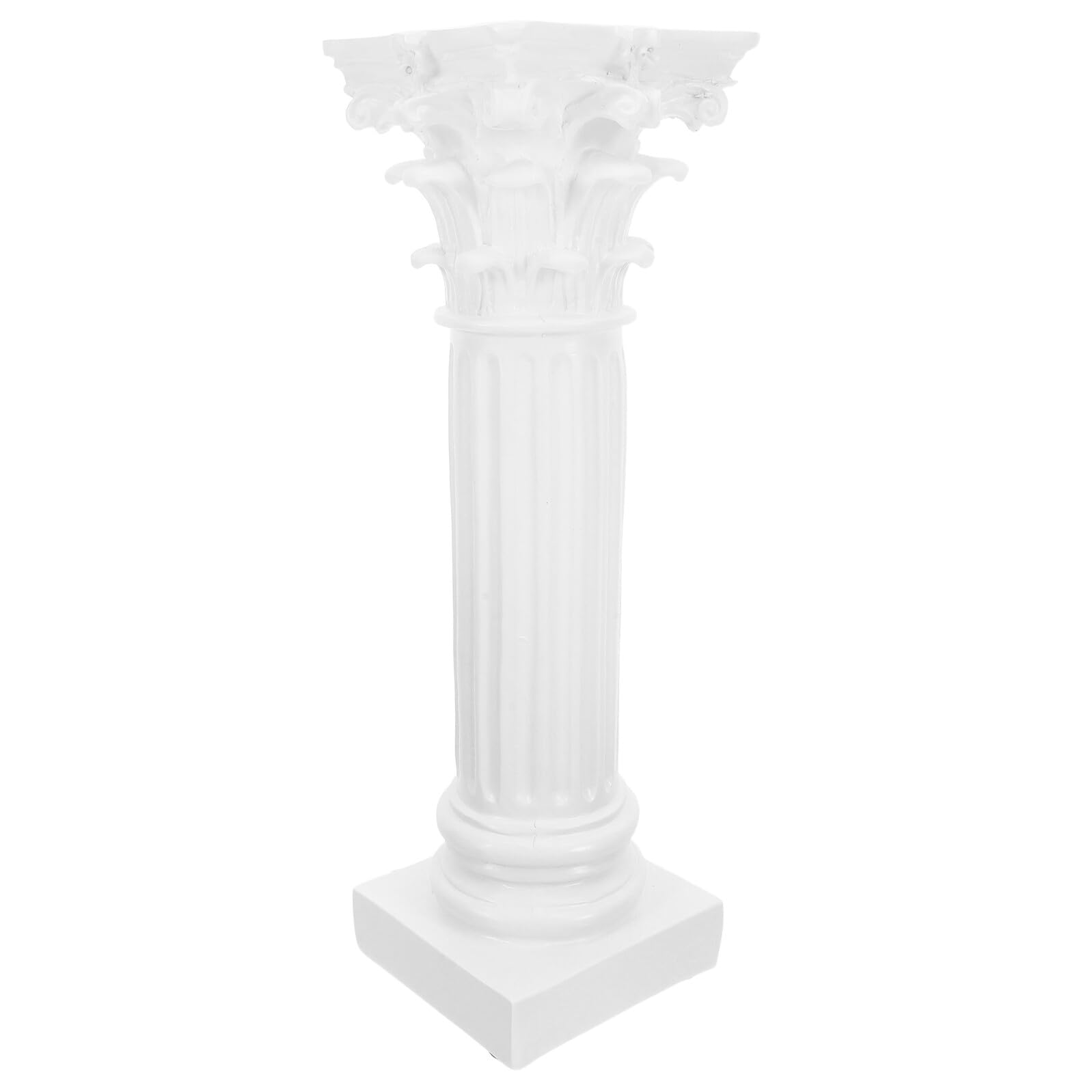 Colonne romaine blanche résine support solide décoration mariage accessoires photo