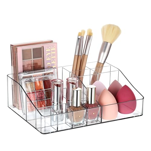 Vtopmart Clear 1-Tier Makeup Organizer Storage