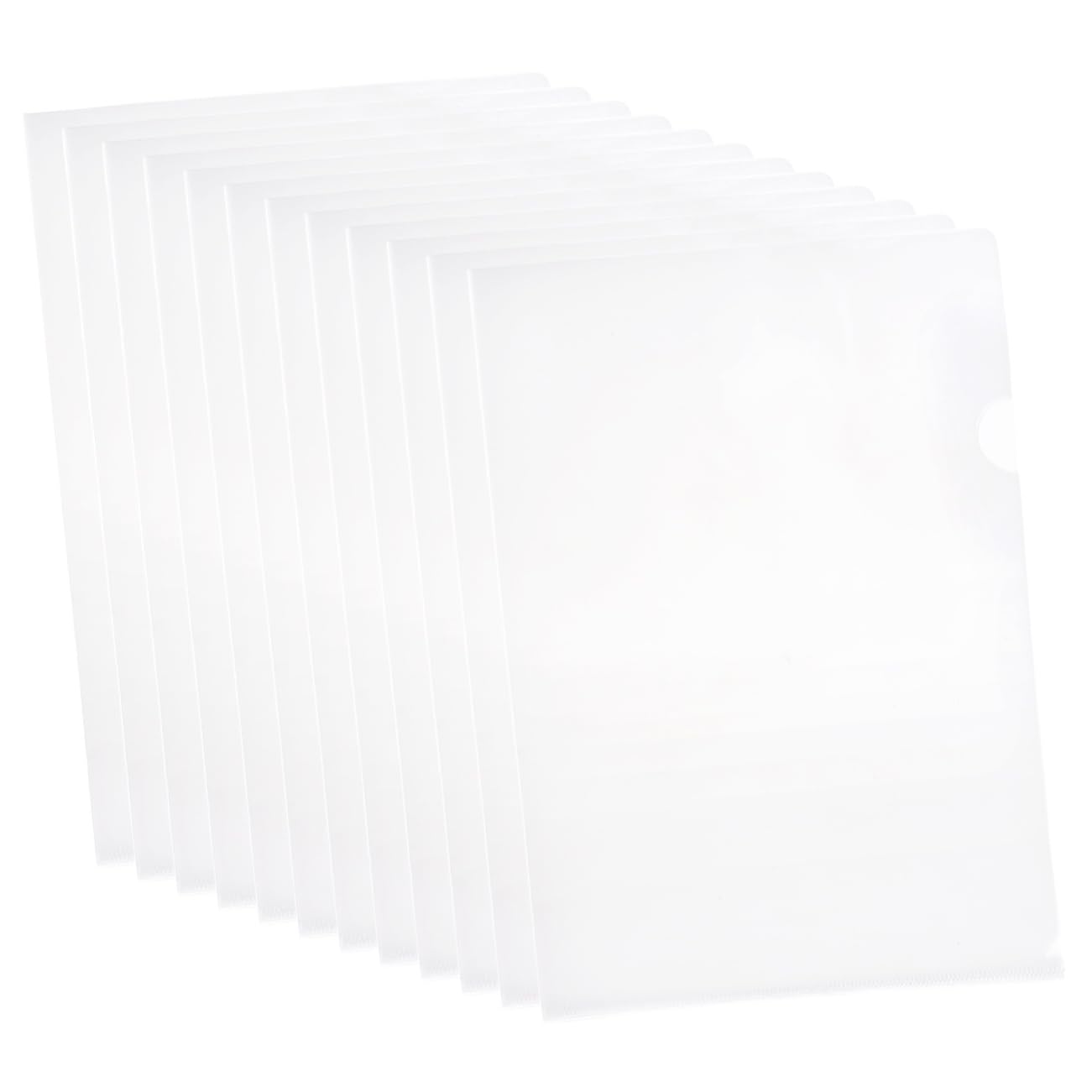 NUOBESTY 120 Stk Weiße Blankokarten Mit Chip Umschläge Sicheren Ordner Kopieren Ein Größenordner Dateiordner Löschen Aktenordner Papierordner Sobres Para Cartas Tasche A4 Zweiseitige Mappe