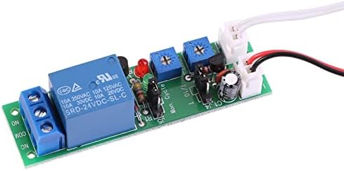 Timer Module, Akozon Adjustable Cycle Timer Delay On/Off Switch Relay Module(DC24V, 0-30min)