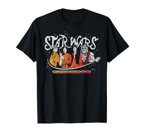 T-shirt Star Wars Retro Neon Logo original pour vos soirées cinéma et geek