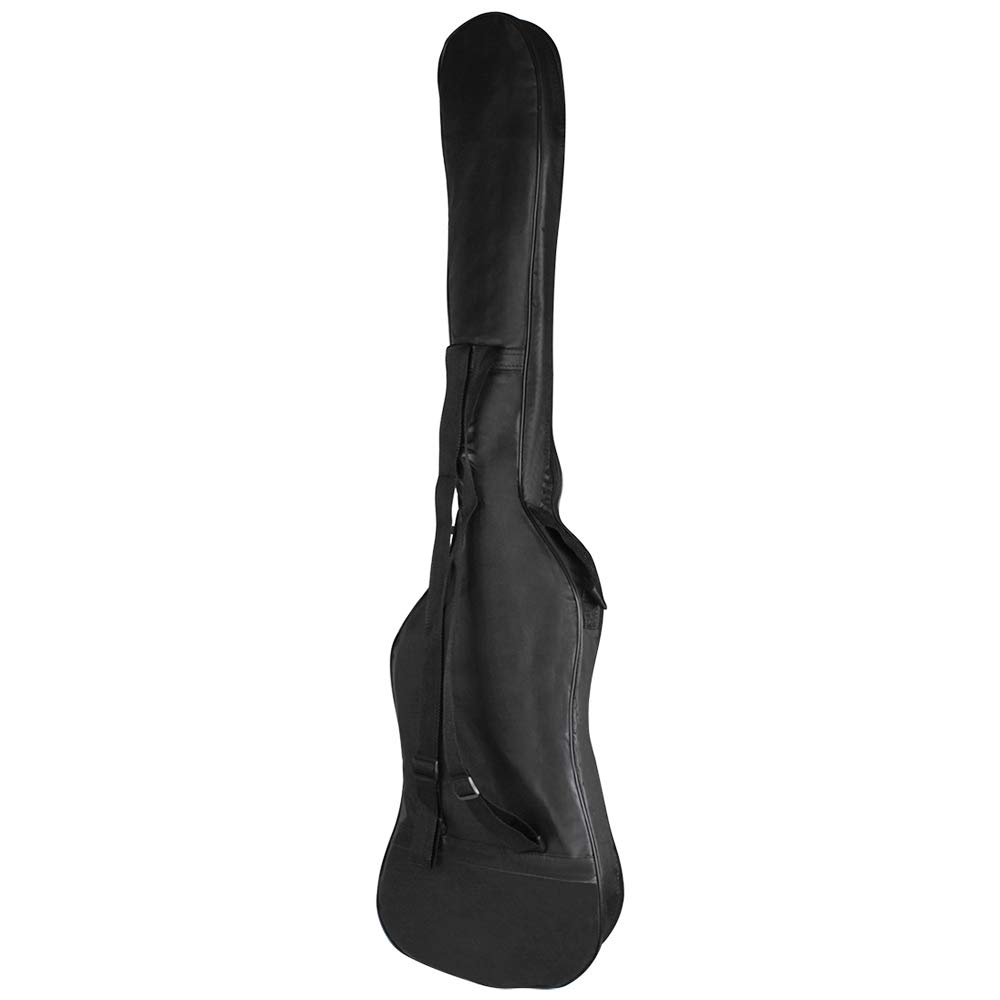 E-Bass - Mochila acolchada para bajo eléctrico y guitarra (20 mm), color negro
