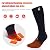 SNOW DEER Heated Socks for Men & Women Battery Socks Powered Thermal Ski Socks Winter Foot Warmer with Temperature Control Long Socks for Skiing Hiking Hunting Motorcycling Riding (S)