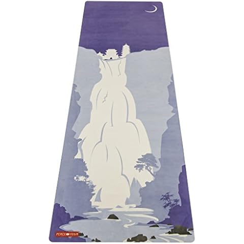 Peace Yoga Microfiber Top Hot Yoga Mat Waterfall Cover