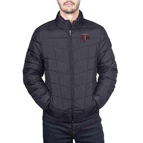 Spyder Texas A&M Aggies Men's Full Zip Pelmo Gameday Puffer Jacket, Large